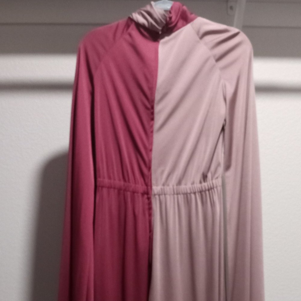 1970's Miss Elliette California Two Tone Gown